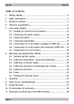 Preview for 2 page of tams elektronik HELIOS Manual