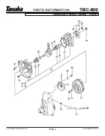 Preview for 3 page of Tanaka professional brushcutter TBC-600 Illustrated Parts Manual