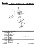 Preview for 2 page of Tanaka TBC-260PF/L Illustrated Parts Manual