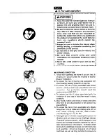 Preview for 8 page of Tanaka TBL-7800 Owner'S Manual