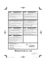 Preview for 22 page of Tanaka TCG 22EAS (SLP) Handling Instructions Manual