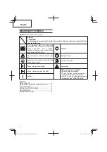 Preview for 2 page of Tanaka TCH 22EAP2 50ST Safety Instructions And Instruction Manual