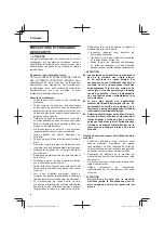 Preview for 14 page of Tanaka TCH 22EAP2 50ST Safety Instructions And Instruction Manual