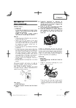 Preview for 17 page of Tanaka TCH 22EAP2 50ST Safety Instructions And Instruction Manual