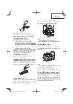 Preview for 31 page of Tanaka TCH 22EAP2 50ST Safety Instructions And Instruction Manual