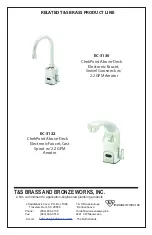 Preview for 31 page of T&S WaveCrest ECW-3150 Series Nstallation And Maintenance Instructions