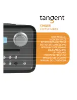 Tangent CINQUE CD-FM Manual preview