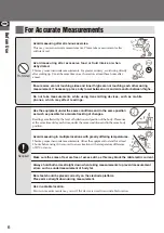 Preview for 6 page of Tanita MC-780MA-N Instruction Manual