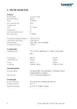 Preview for 9 page of TANNER Scientific Cryostat TN60 Operating Instructions Manual