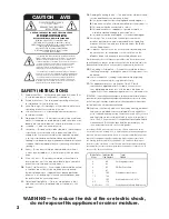 Preview for 2 page of Tapco BLEND6 Owner'S Manual