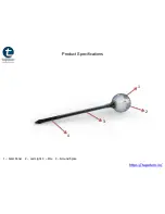 Preview for 3 page of Tapetum TTSGPFL02W Instruction Manual For Assembly And Use