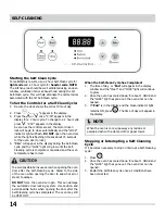 Preview for 14 page of Tappan GEF351FSA Use & Care Manual