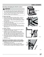 Preview for 17 page of Tappan GEF351FSA Use & Care Manual