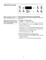 Preview for 10 page of Tappan Millennia TEF365BHD Owner'S Manual