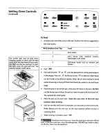 Preview for 12 page of Tappan Millennia TEF365BHD Owner'S Manual