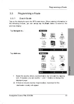 Preview for 34 page of Targa PNA-E3530N User Manual And Service Information