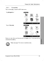 Preview for 46 page of Targa PNA-E3530N User Manual And Service Information