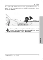 Preview for 22 page of Targa PNA-E3540N User Manual And Service Information