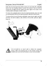 Preview for 20 page of Targa PNA-M4320T User Manual And Service Information