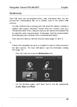 Preview for 96 page of Targa PNA-M4320T User Manual And Service Information