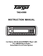 Targa TAG-6900 Instruction Manual preview