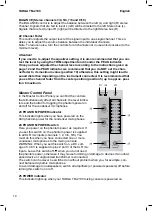 Preview for 17 page of Targa TM-2100 Operation And Safety Notes