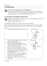 Preview for 40 page of Targa WAL 14 A1 Operating Instructions And Safety Instructions