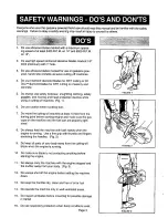 Preview for 3 page of Target Quickie 45/12 Operating Instructions Manual