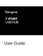 Targus 7-PORT HUB User Manual preview