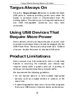 Preview for 14 page of Targus acp50ca User Manual