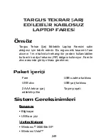 Preview for 249 page of Targus AMW05EU User Manual