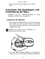 Preview for 17 page of Targus AMW06EU User Manual