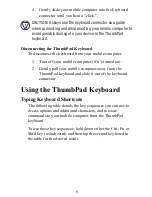 Preview for 6 page of Targus ThumbPad Portable Keyboard User Manual