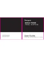 Targus Travel Adapter User Manual preview