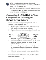 Preview for 3 page of Targus USB 2.0 DVD/CD-ROM Slim External Drive User Manual