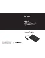 Preview for 1 page of Targus USB-C User Manual