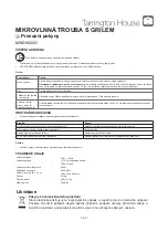 Preview for 35 page of Tarrington House MWD8820G Operating Instructions Manual