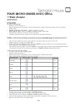 Preview for 56 page of Tarrington House MWD8820G Operating Instructions Manual