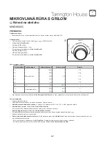 Preview for 163 page of Tarrington House MWD8820G Operating Instructions Manual