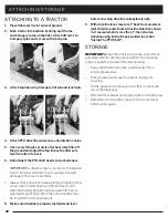 Preview for 22 page of Tarter RT205BL Operation And Assembly Manual