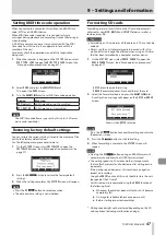 Preview for 47 page of Tascam 24 Owner'S Manual