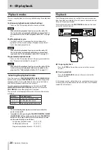 Preview for 20 page of Tascam CD-200iL Owner'S Manual