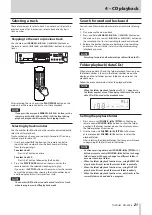 Preview for 21 page of Tascam CD-200iL Owner'S Manual