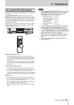 Preview for 25 page of Tascam CD-200iL Owner'S Manual