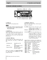 Preview for 8 page of Tascam CD-X1500 Owner'S Manual