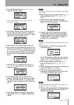 Preview for 73 page of Tascam Digital Portastudio DP-03 Owner'S Manual