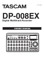 Preview for 1 page of Tascam DP-008EX Owner'S Manual