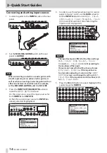 Preview for 14 page of Tascam DP-008EX Owner'S Manual