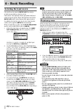 Preview for 42 page of Tascam DP-008EX Owner'S Manual