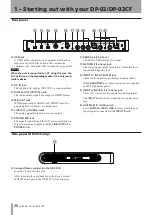 Preview for 20 page of Tascam DP-02 Owner'S Manual